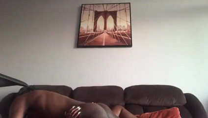 Thelovelys: Sexy Jamaican girl sucks and fucks big black cock