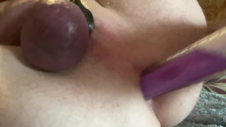 Nlporn: Inel Penis Și Dildo Xxl În Fundul Umed Neted