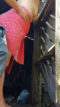 Shower Doesn't Work, Married Woman Asks Farm Caretaker for Help Using Just a Towel and Pays with Sex