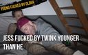 YOUNG FUCKED BY OLDER: Jess 被比他年轻的 twink 性交