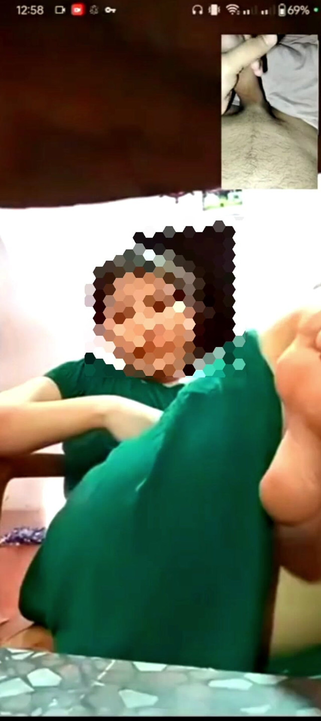 My Step Stepsister Showing Her Pussy on Video Call (Lustyy couple)