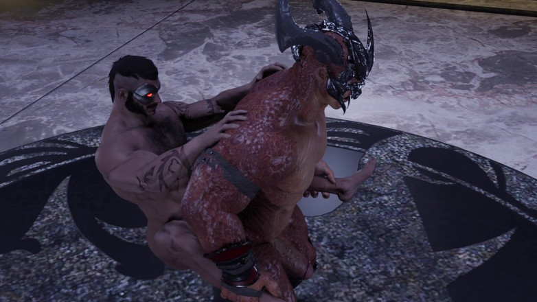 Taylor Breeder: Lujuriosa Kombat 3 - Escena De Shao Kahn XXX Kano