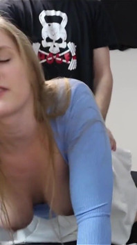 Caught Syping on Step Sis Ends with Massive Creampie