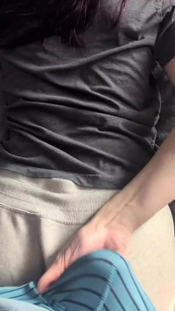 POV 마누라 트워킹과 스웨트팬츠의 연삭