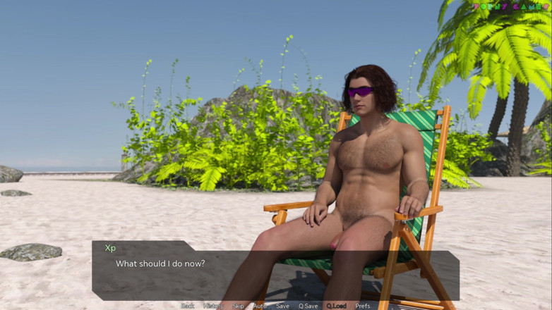 Porny Games: Luna de miere Island de Tk8000 - Creampie în noapte, mătușa vitregă...