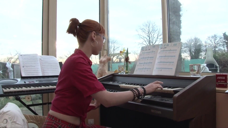 My Favorite Pornstars: Redhead teen hitting piano teacher's big notes