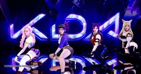 3D-Hentai Games: BLACKPINK - För alltid ung striptease 4K 60FPS