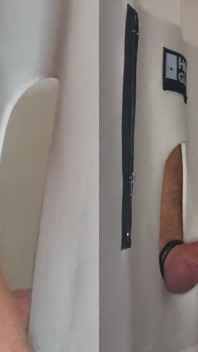 Anon Gloryhole Fucking Ass and Throat