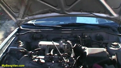 My Bang Van: Her frist bangvan DP fuck orgy