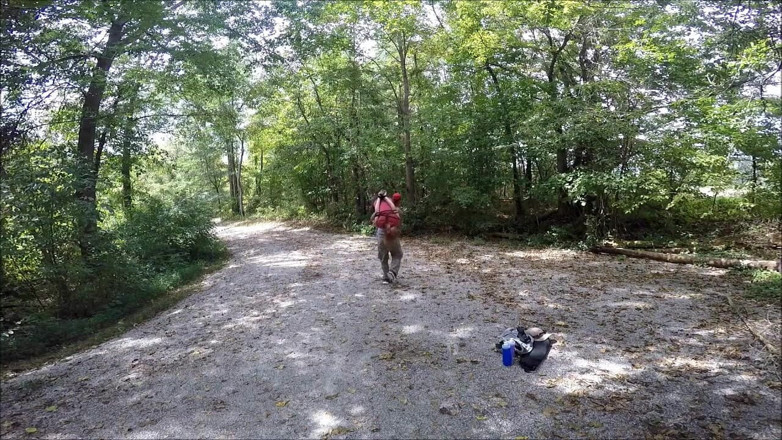 Selfgags classic: Mountain biker in bondage