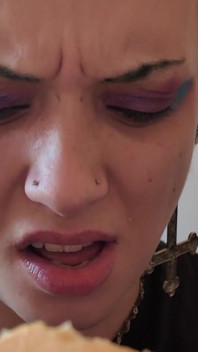 4K - Giantess Penectomy - Tiny Man in My Food