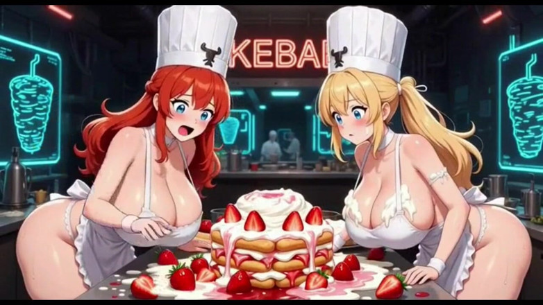 Hot girl dancing: Zábavné kuchařské video, Ai Animace