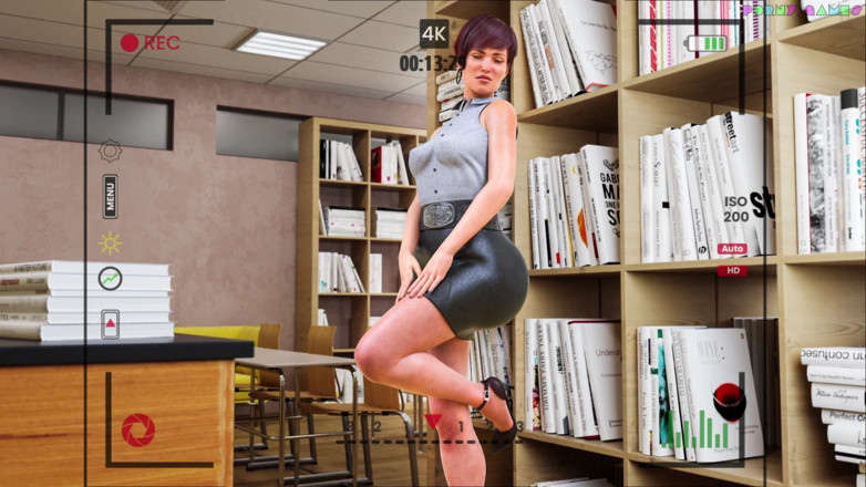 Porny Games: MILFs of Sunville by L7team - Sexy Teacher Has a Library...