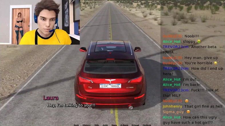 XXX Games Bunk: Laura的秘密 - 游戏玩法 - 角色扮演 - laura不知不觉地暴露了自己