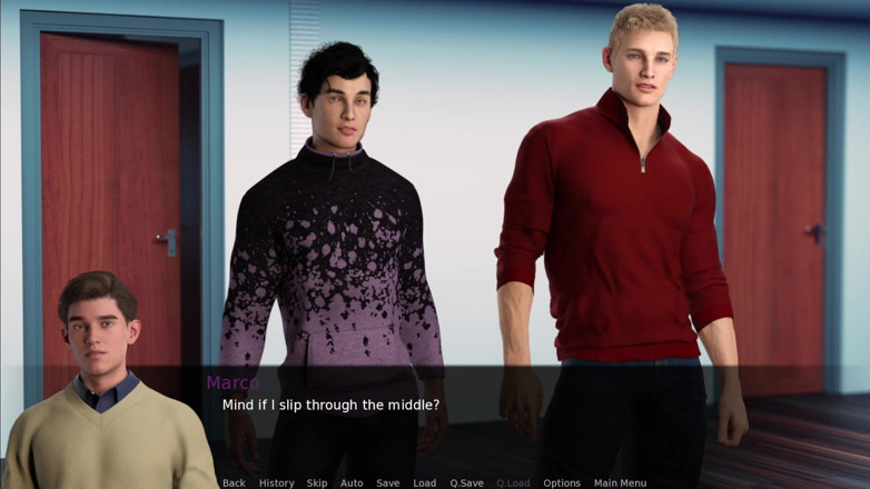 Femboy Maaya: Middle Guy Marco