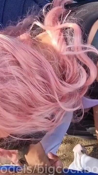 Picked up a Slutty Trance Passenger with a Big Cock on the Highway and Fucked Her. Hot Cruise