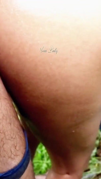 A Big Booty Stepmom Bathes Naked Outside While Cheating with Their Secretaries on Strangers