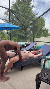 Taking Care of Allen by the Pool