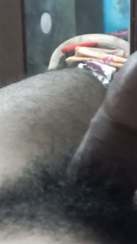Desi Teen Boy with Phimosis Dick Dripping Pre Cum From Foreskin