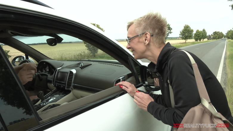 Czech Pornzone: Busty Mature Hitchhiker Belinda Bee Accept Fuck Offer