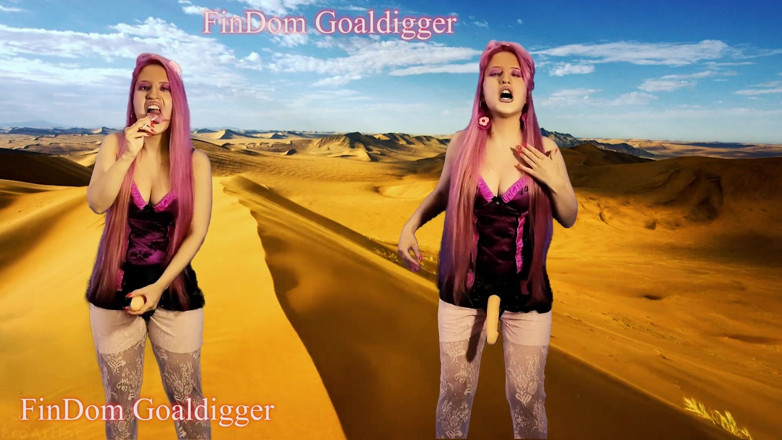 FinDom Goaldigger: Strap-on JOI