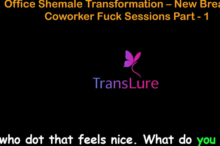 TransLure: English Audio Sex Story - Office Shemale Transformation - New Breasts &amp; Coworker...