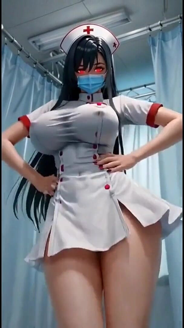 Hot Nurse Dance (ai Animation) (Hot girl dancing)