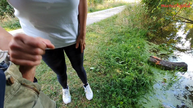 Munichgold: Munichgold's Outdoor Habdjob, Blowjob in the Forest... Have Fun