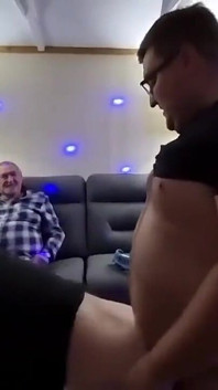Grandpa Controls Stepson While Fucking His Stepdaddy