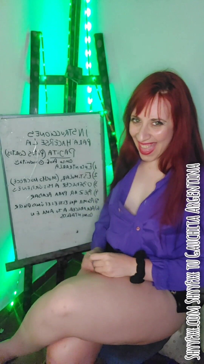 Tu Gauchita Argentina: Gauchita Profesor: JOI pro Korte Dicks Fuld Tutorial