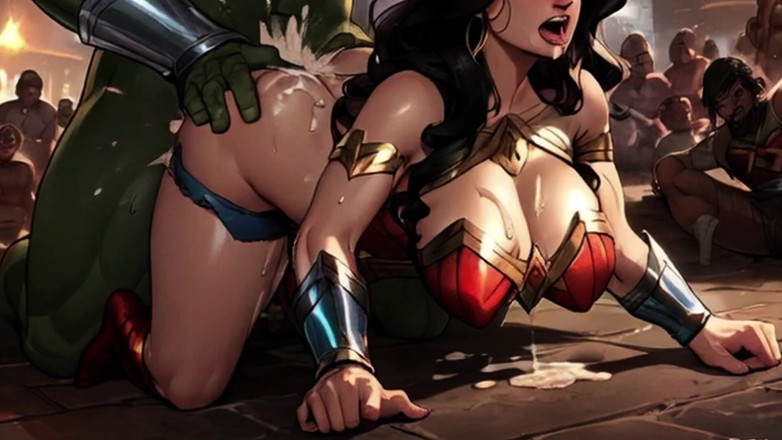 Spicy Toons: Báječná žena vs nenasytní hulkové, celý film