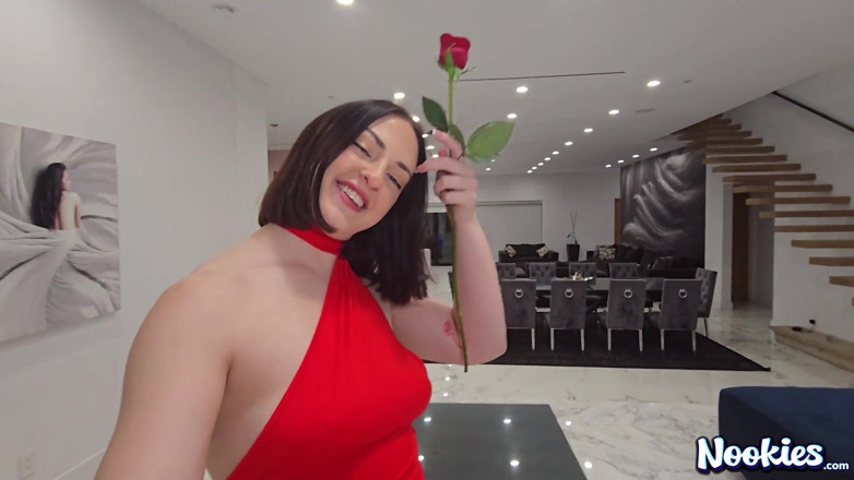 Nookies: Teen creampie překvapení: Lucy Lotus 'divoké první rande POV šukání