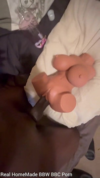 Follando muñeca de silicona de coño falso