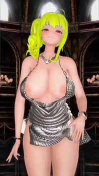 Azur Lane St. Louis medio desnuda danza nayeon-pop hentai mmd 3d rubia color de cabello editar smixix