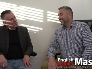 EnglishLeathermaster: マスターと少年が小さなペニスを辱める