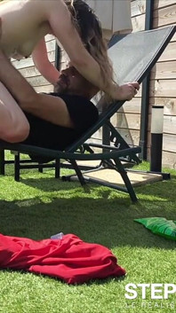Catimini se deja follar por Stephaneprodx junto a la piscina