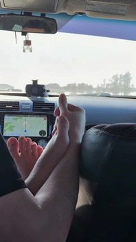 While My Husband Fell Sl Eep on a Long Journey, I Sucked the Driver