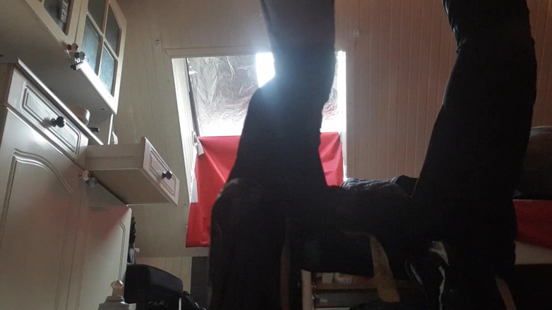 Latex cd kata: TS xxl dildo play