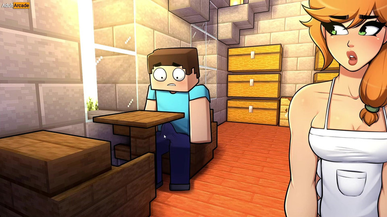 LewdArcade: Koleksi Adegan Seks Galeri Kerajinan Terangsang [bagian 02] Permainan Porno Parodi Minecraft