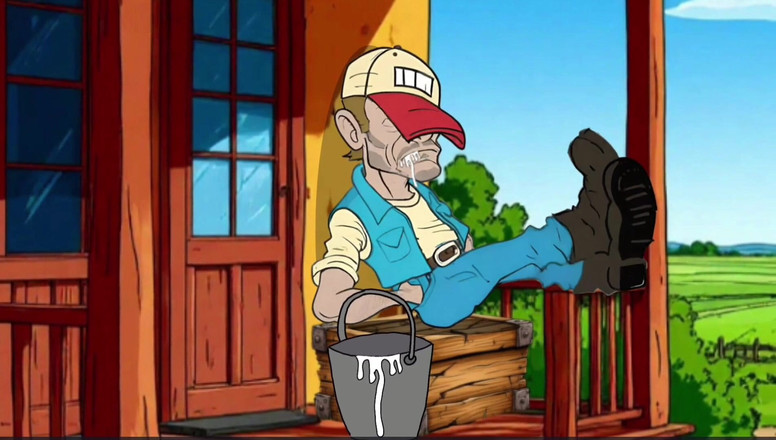 Octopussy Lovers Club: レッドネックのビッチな妻。カートゥーン