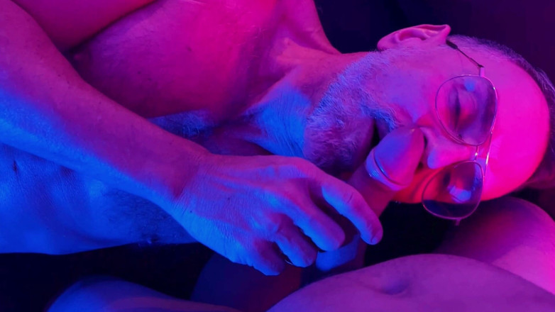 The Top Next Door: Fucking a Silver Stepdaddy in Sexy Lighting