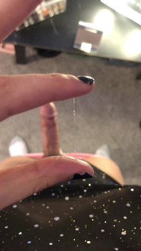 Swinging My Big Girl Cock Around