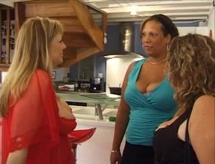 Hard Lesbians: Busty成熟したlezziesにオーラルセックスthreeway