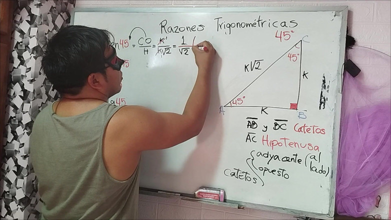 Rosaroja: 16 Trigonometry: 45 Angle - Trigonometric Ratios