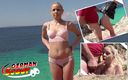 German Scout: Alman izci - sevimli kız Julia Parker Mallorca plajında oyuncu seçmelerinde...