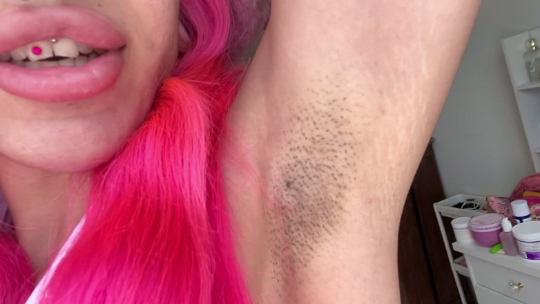 Nali Marie: Sweaty Armpit Fetish POV Spitting on My Sweaty Armpits Boobs