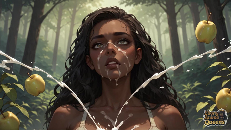 Ebony Anime Queens: 熱く濃い色合いの蜂蜜が、精液を浴びせながら狂気じみた森のセックスをしている。最高の暗い色合いのXXXポルノだ!