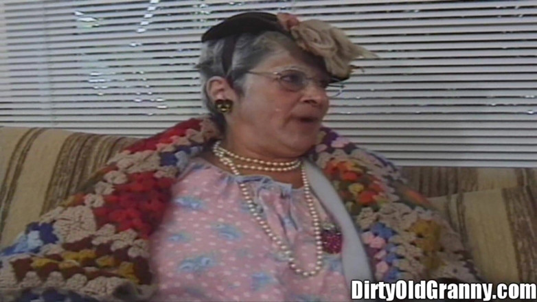 Dirty Old Granny: Raspy Grandma Bitty Bitch Boned by Younger Big Dick Digusto...