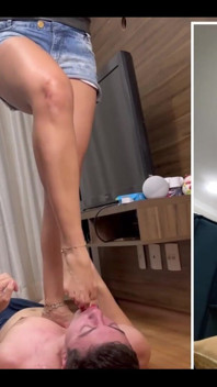 Hard and Sexy foot gagging 2 Angles