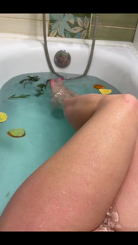 It's so Nice to Relax After a Day at Work in a Hot Tub. Do You Want to Admire My Beautiful Legs?